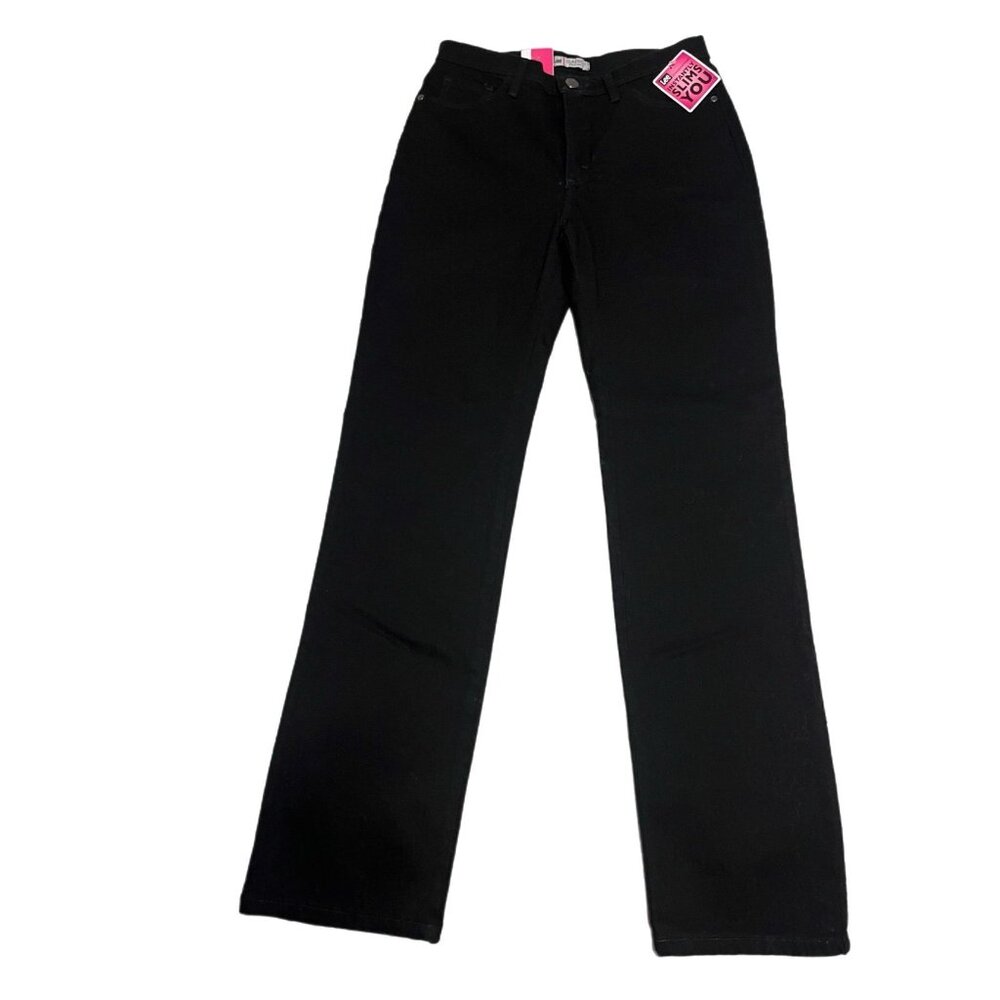 Lee Women's Petite Instantly Slims Classic Relaxed Fit  Straight - Picture 2 of 6